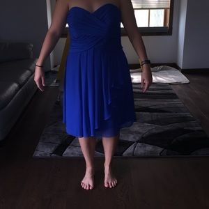 David’s Bridal Strapless Dress